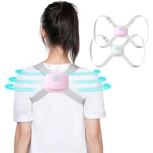 Intelligent Posture Corrector Back Posture Trainer Clavicle Spine Shoulder Correction Smart Tips Adjustable Length Back Support