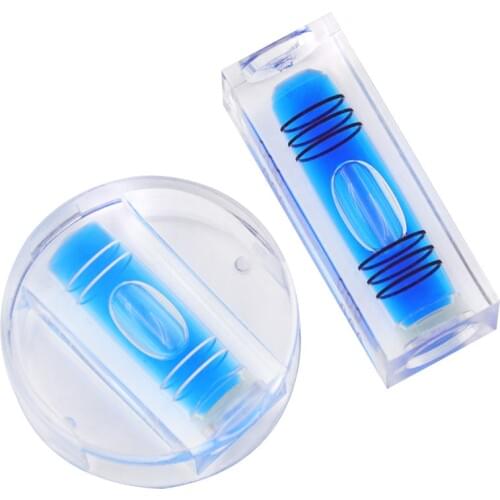 High precision Circular Mini bubble Level Woodworking Wooden Horizontal Bubble Mini Square Level Feet Foot Slope Measuring Tools