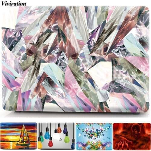 Colorful Marble Prints PVC Full Protective Shell For Huawei Matebook X Pro 13.9/ MagicBook 14 15/Matebook D14 D15 13 14 New Case