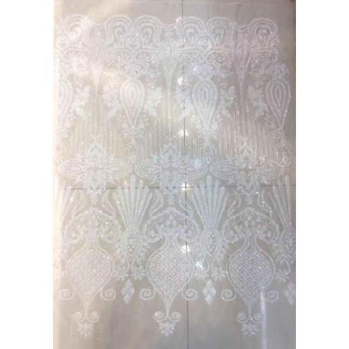 5yards embroidery lace fabric ZH-122520 african newest tulle mesh lace for sawing dress
