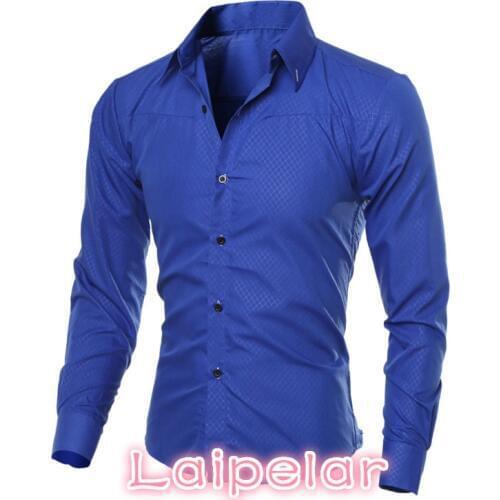 5XL Plus Size Brand-clothing Cotton Mens Clothing Solid Soft Men Shirt Long Sleeve Mens Shirts Casual Slim Fit Hot Sale Laipelar