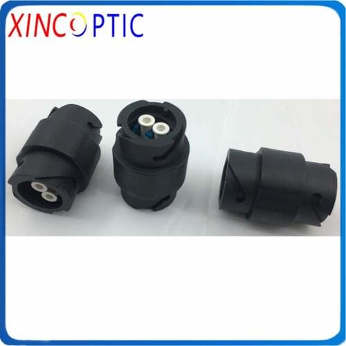 Free Shipping Outdoor IP67 ODVA LC In-line SM SX Fiber Optic Adapter/Mating Sleeve with Dust Cap,FTTA ODVA-LC Fiber Adaptor