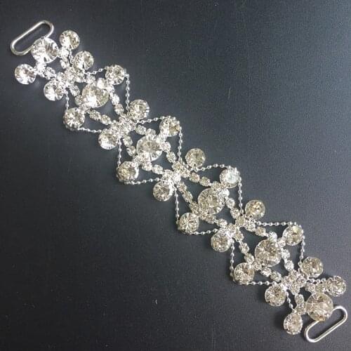 1Piece Handmade Beads Bikini Strap Jewelry Bikini Connector for Competition Bikini Swim Suit 11.2X2.6cm