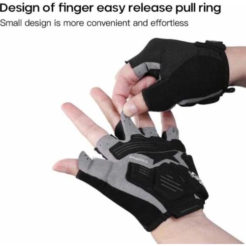 Men Women Half Finger Gloves Cycling Gloves Anti Slip Gel Road Bike Fitness Gloves MTB Road Bike Riding Bicycle Racing Gloves