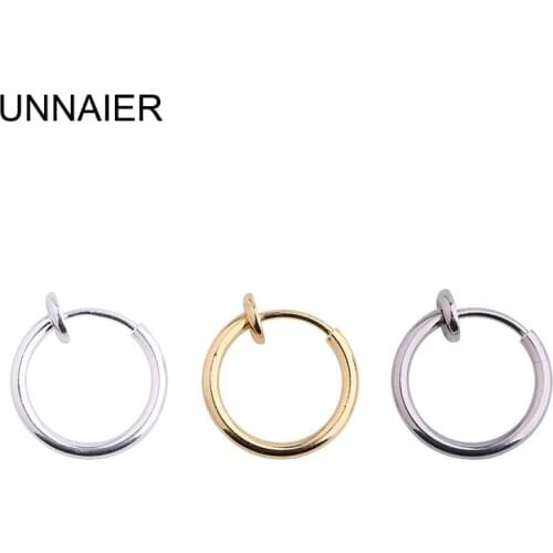UNNAIER ear clip ear ring no pierced clip earrings painless no pierced ear clip 2020 new trendy simplicity cold wind