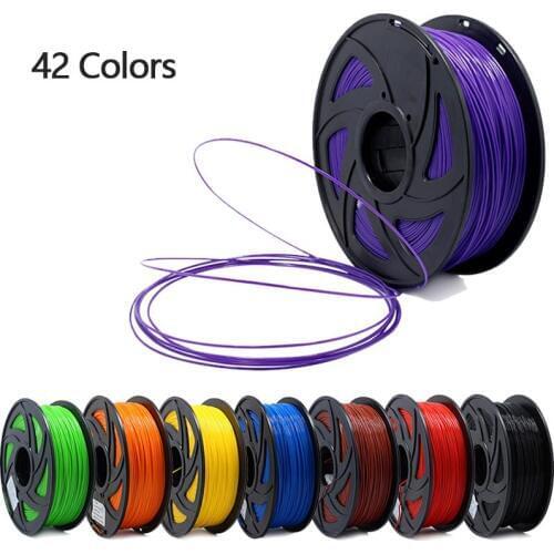 3D Printer 1KG 1.75mm PLA Filament Printing Materials Colorful For 3D Printer Extruder Pen Rainbow Plastic Accessories Red Gray