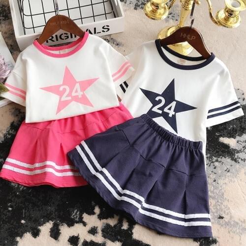 2018 new spring autumn/winter/summer Girls Kids Boys Pentagram suit comfortable cute baby Clothes Children Clothing