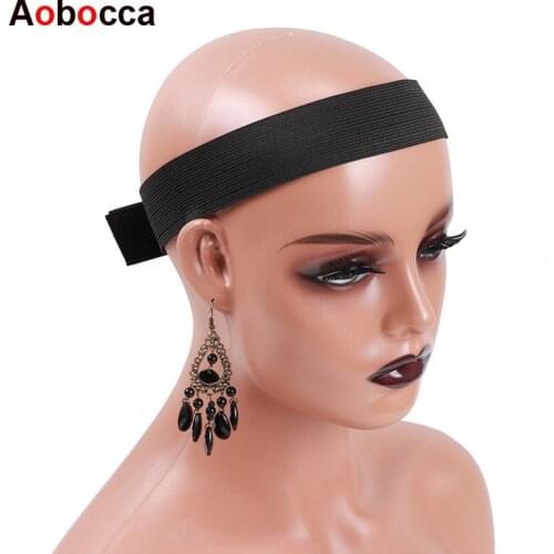 Aobocca Adjustalbe Elastic Edge Laying Scarf Wrap For Hair Closure Frontal Wig Headband For Edges Wig Grip Headband