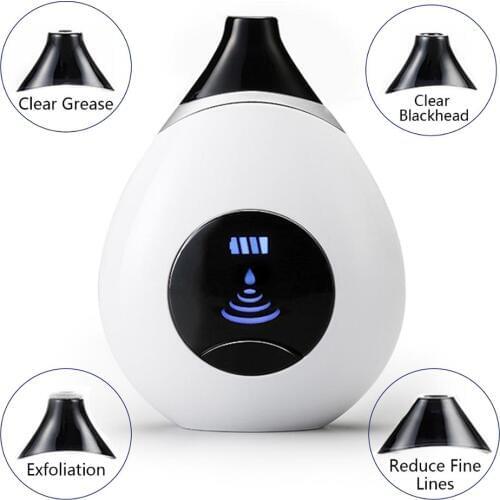 Noily Pore Vacuum Blackhead Remover Acne Pimple Removal Vacuum Suction Tool Face Clean Facial Diamond Dermabrasion Machine