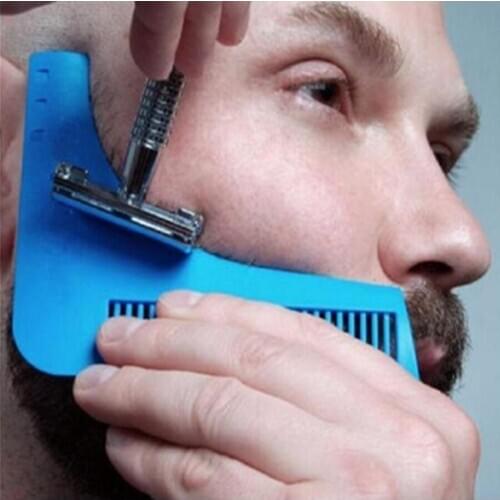 HIGH-QUALITY SALON FACIAL HAIR CARE appliances, facial hair styling templates comb tools facial hair templates