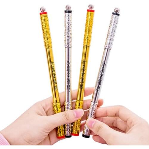 1pcs Gold Hoop Gel Pen Kawaii Stationery Adjustable Gel Pens Student Decompression Pen Cute Rotating Pens Kawaii School Supplies