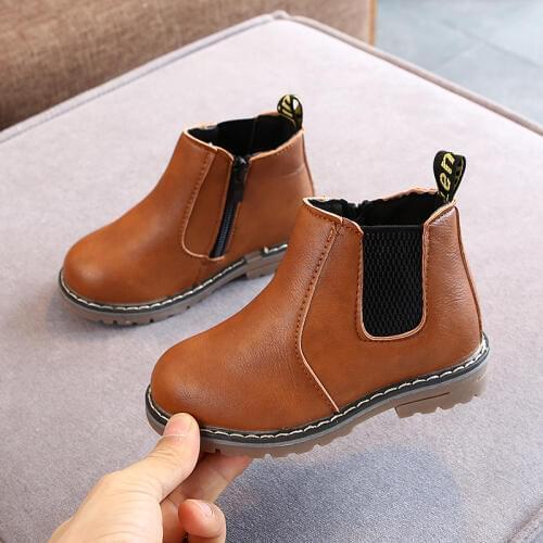 AINYFU Leather Boots For Girls