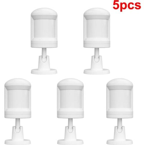 1/5pcs PIR Sensor Smart Human Body Sensor ZigBee Motion Security Wireless Sensor Smart Home Work for Tuya