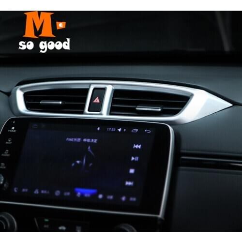 For Honda CR-V CRV 2017 18 19 2020 ABS Matte Car styling accessories Center Left and Right AC Air conditioner Outlet Cover Trim