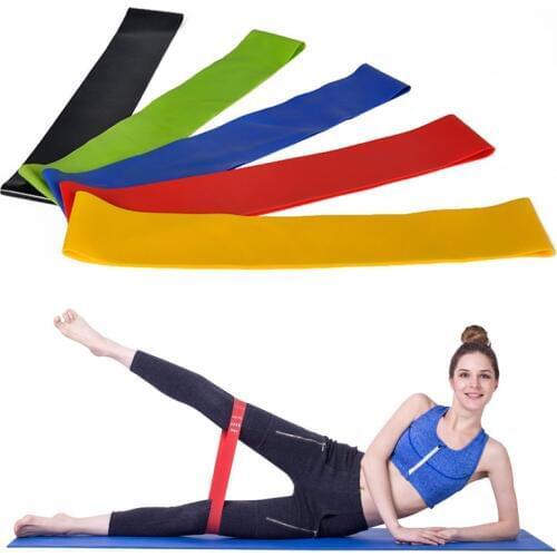 5 Colors Yoga Resistance Bands Rubber Band Workout Fitness Gym loops Latex Outdoor Crossfit Workout Equipment Sport Rubber Bands