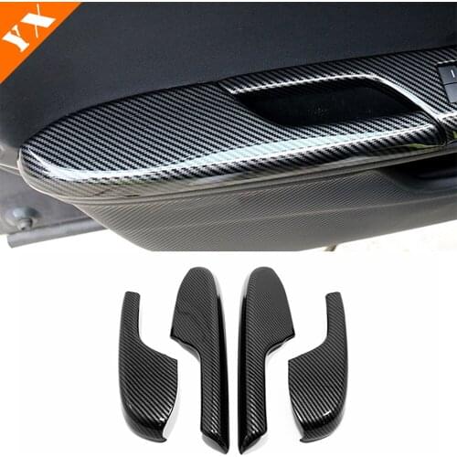 LHD For Honda Civic 10th 2016 2017 2018 2019 2020 Interior Accessories Carbon Car Armrest Window Glass panel decor sticker cover