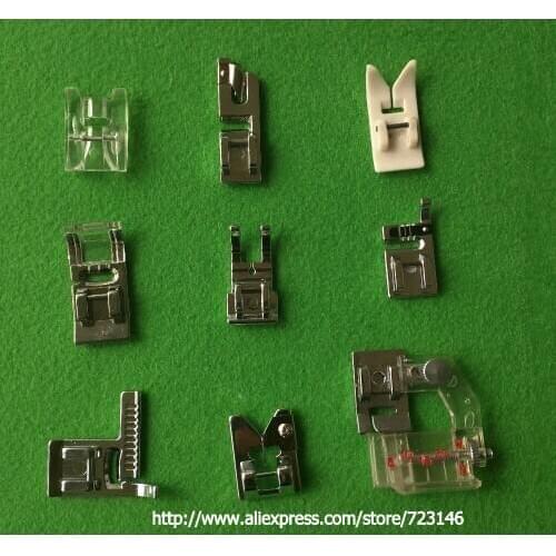 Lot 80 Presser Foot Feet bobbin needle twin needle Domestic Sewing Machine Part Accessories for Brother Juki Singer JANOME