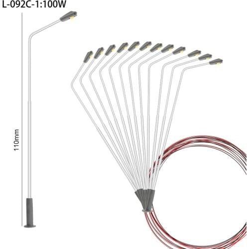 1/100 Scale Model Street Lamp 3V Led Lighting For Train Landscape Building Architecture Layout Scenery