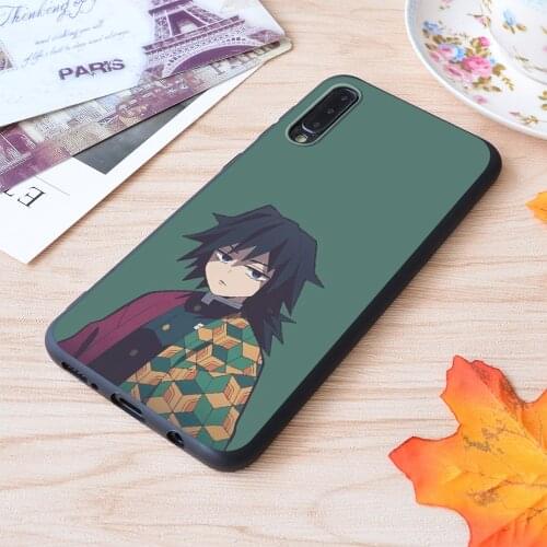 Tomioka Giyu Demon Slayer Print Soft Silicone Matt Case For Samsung Galaxy S Note and Galaxy A