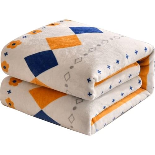 Soft Warm Coral Fleece Blanket Sheet Bedspread Sofa Light Thin Mechanical Wash Flannel Blankets SSXML