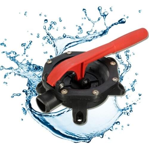 720GPH Easy Install Durable Self Priming Diaphragm Maintenance Plastic Marine Boat Bilge Water Transfer Manual Pump Hand Tools