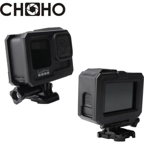 Frame Case Shell Protector Housing For GoPro Hero 9 Black Open Side Clod Shoe + Lone Screw For Go pro 9 Camera Case Accessories