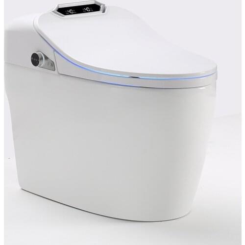 Luxury S-trap Intelligent Floor Mounted WC Remote Controlled Smart Bidet Toilet RS Q9