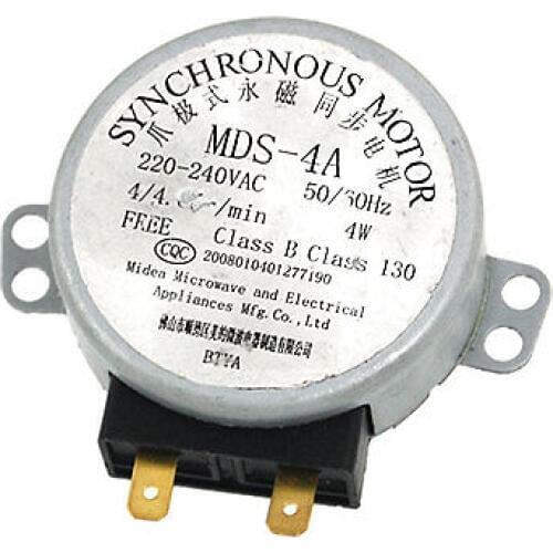 AC 220-240V 4/4.8RPM 4W Synchronous Motor for Microwave Oven MDS-4A