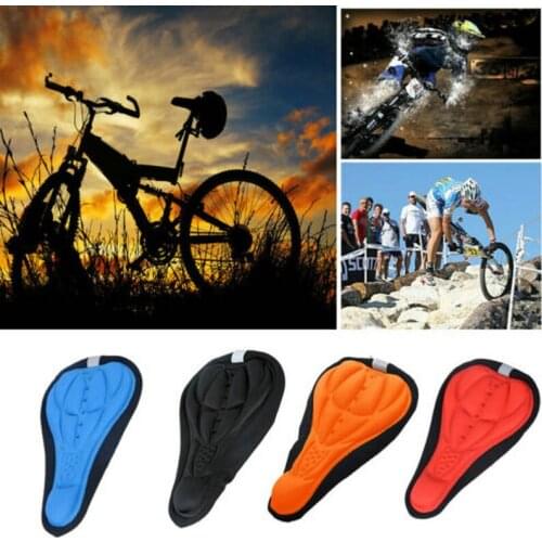 1PC Bike Comfort Soft Gel Pad Comfy Cushion Saddle Seat Cover Bicycle Cycle Bicycle Seat Cushion Back Rest Saddle Bike Seat