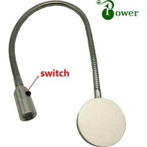 1W 24V 12 VOLT LED MAP LIGHT FLEXIBLE NECK