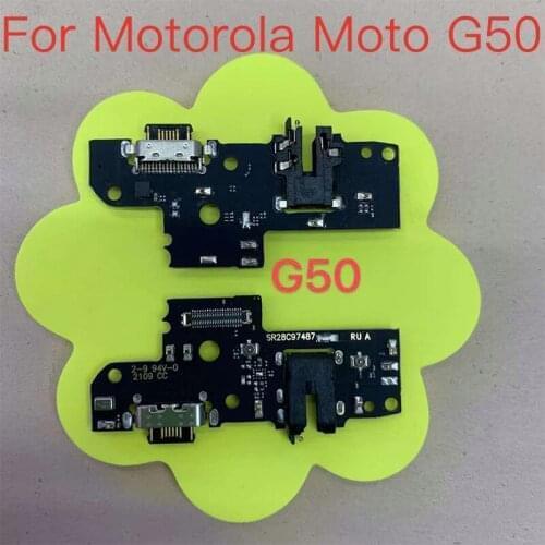 10PCS New For Motorola Moto G50 G20 G30 USB Charging Dock Jack Plug Socket Port Connector Charger USB Board Flex Cable