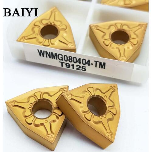10pcs new WNMG080404-TM T9125 WNMG431-TM T9125 CNC carbide inserts
