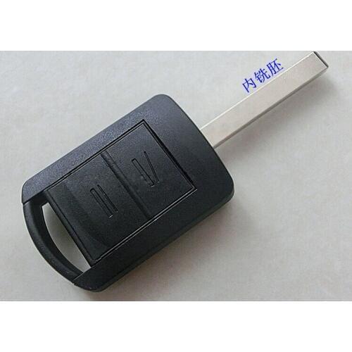 20PCS/lot For Opel Vectra 3.2 Corsa Replacement Remote Key Case Shell 2 Button With HU100A Blade Fob Key Cover