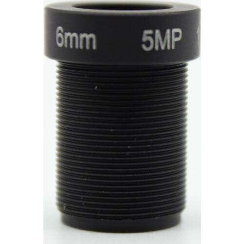 4x 1/2.5" HD 5MP 6mm Fixed Iris M12*0.5 MTV IR Board CCTV Lens for Security IP 1080p Camera