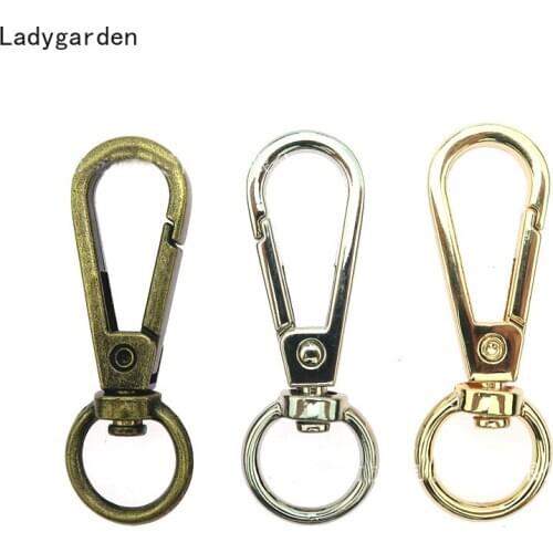 5PCS 12mm Luggage Straps Metal Buckles Dog Collar Hanger Lobster Clasps Swivel Trigger Clips Snap Hook DIY Craft Accessories