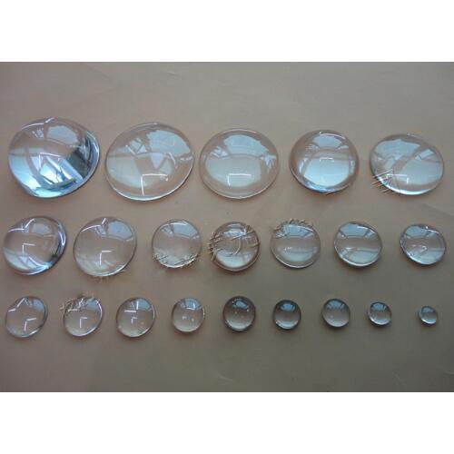 5PCS 6 8 10mm Mini Optical Glass Focal Length LED Optics Plano Convex Condenser Glass LED Lens