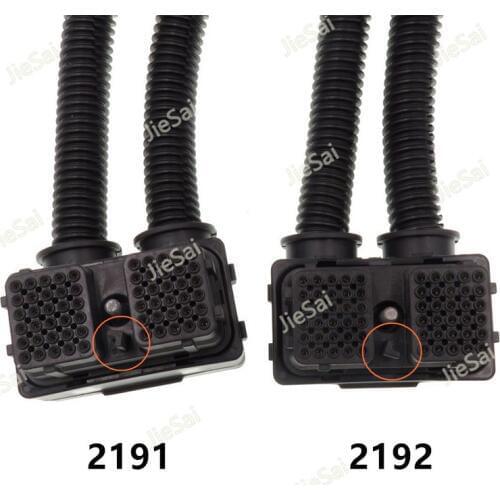 60 Pin EFI ECU Connector 4995445 With Full Wires Computer Board Socket For Cummins