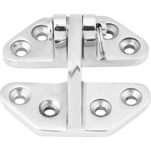 Stainless Steel 316 Ship Accessories, High-Quality Yacht Hardware Hinges, Corrosion-Resistant Butterfly Hinges