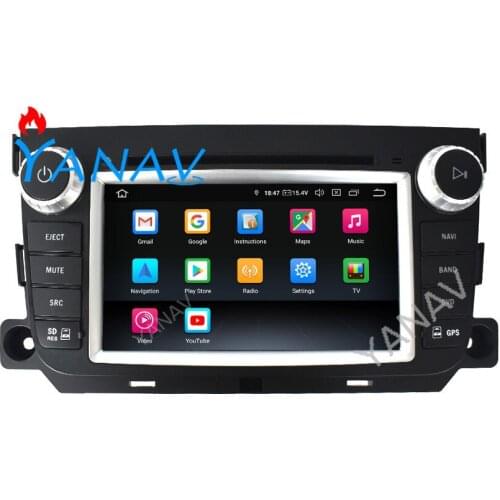 Car autradio audio 2 din Android stereo receiver for Mercedes Benz Smart Fortwo before 2012 car multimedia player gps navigation