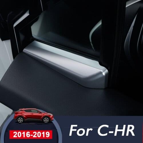 Car Front Door Window Inner Triangle A Colum Cover Trim Interior Moulding Accessory For Toyota C-HR CHR C HR 2016 2017 2018 2019