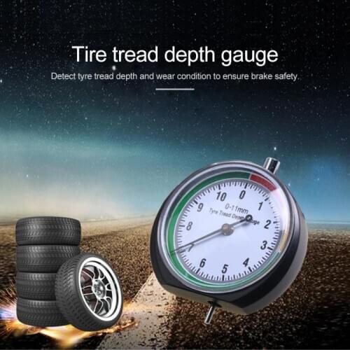 Car Tire Depth Gauge Pointer Tread Ruler Tire Pointer Monitoring Measurement Tool Device Tire Ruler Tire Pattern Depth Ruler
