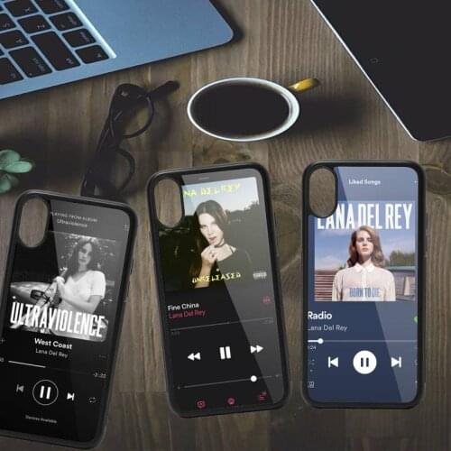 Lana Del Rey album song pattern high quality coque Phone Case PC for iPhone 11 12 pro XS MAX 8 7 6 6S Plus X 5S SE 2020 XR