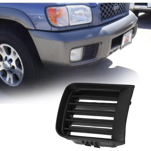 Black Auto Replacement Parts Front Bumper Fog Lamps Finishing Grilles Covers Fog Light Grills Car Accessories