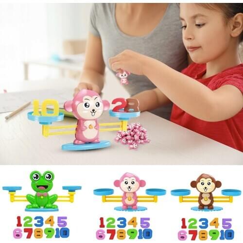Puzzle Baby Early Educational Toy Montessori Counting Math Game Balance for Baby Kids Kindergarten Educational Toy