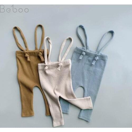 Ins Korea Comfortable Pants for Boy And Girls High Waist 0-24m Baby Clothing cotton Baby Girl Clothes newborn Boys Trousers 2021