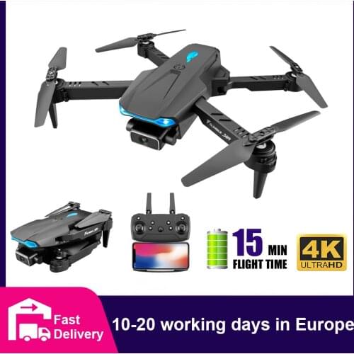 S89 Pro Mini Drone 4K HD with Camera Altitude Hold Headless Waypoint Flight FPV Gesture Photo Foldable Drones RC Quadcopter Toys