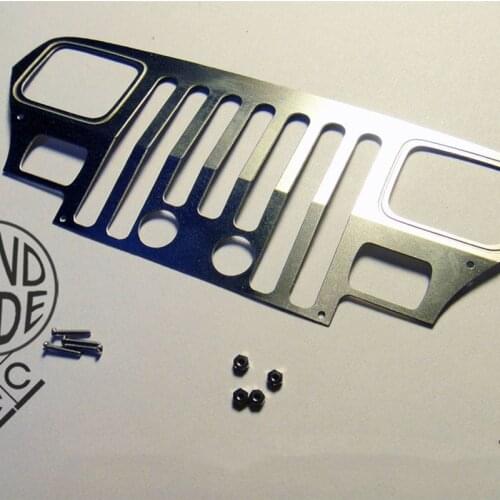1/10 Rc Toys Model Car Parts Body Metal Front Grille For Remote Control Jeep-Wrangler Tamiya CC01