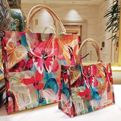 Fashion super portable travel shopping bag waterproof portable waterproof bag female folding shopping bag
