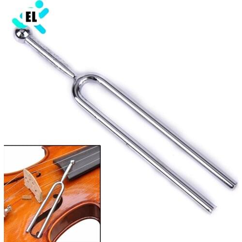 Tunable 440Hz A Tone Stainless Steel Tuning Fork Violin Guitar Tuner Instrument 5g