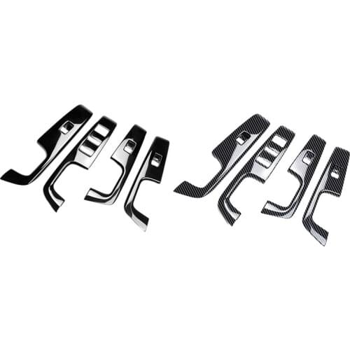 Car Window Glass Switch Panel Window Lift Switch Decorative Cover for Toyota Crown 2019-2021 RH